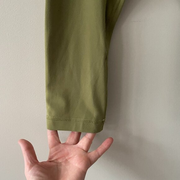 Lululemon 2022 Align High-Rise Crop 17" Activewear Leggings Bronze Green 2 - Picture 6 of 7